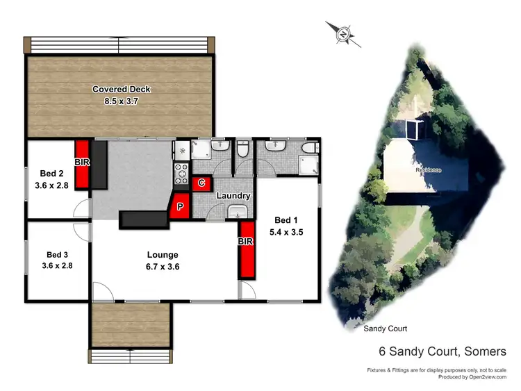 Floorplan of Homely house listing, 6 Sandy Court, Somers VIC 3927