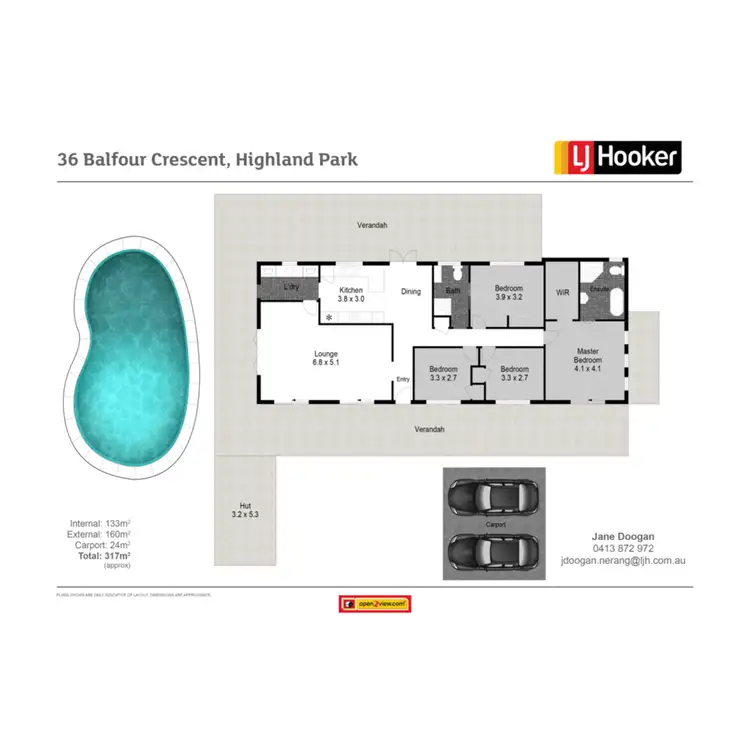 Floorplan of Homely house listing, 36 Balfour Crescent, Highland Park QLD 4211