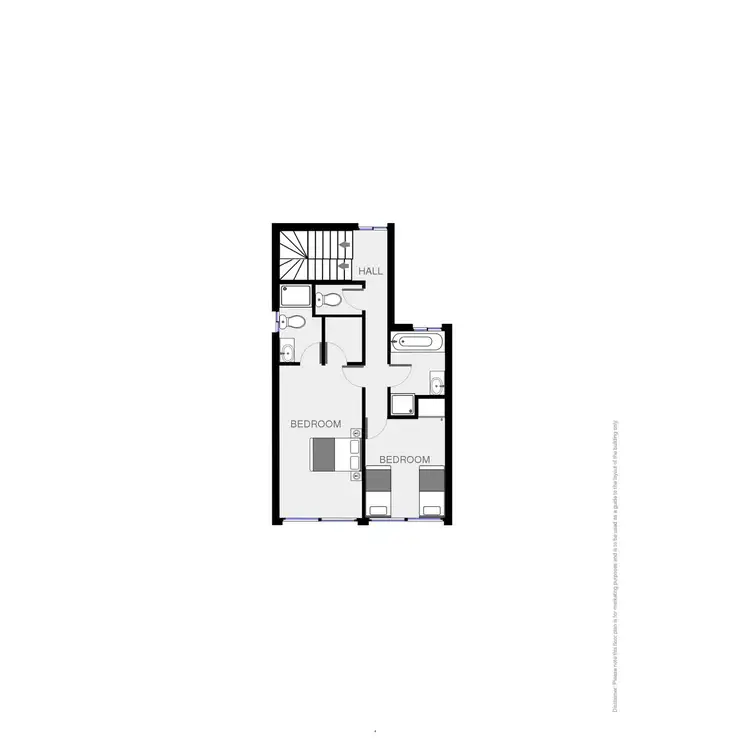 Floorplan of Homely semi-detached listing, 1/5 Winnunga Street, Pambula Beach NSW 2549