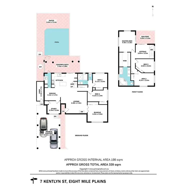 Floorplan of Homely house listing, 7 Kentlyn Street, Eight Mile Plains QLD 4113