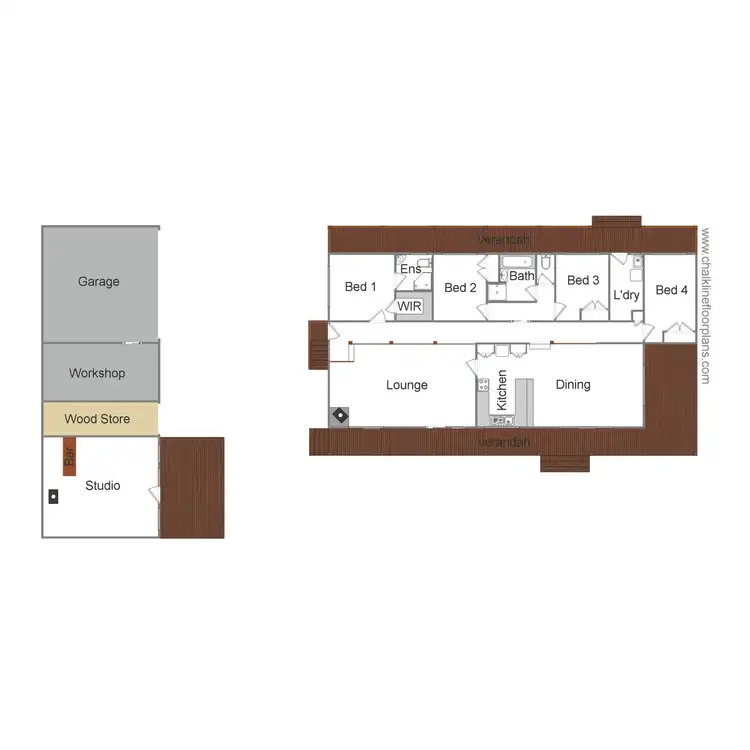 Floorplan of Homely rural property listing, 575 Mt Buller Road, Mansfield VIC 3722