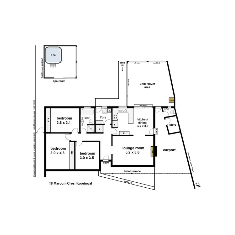 Floorplan of Homely house listing, 18 Marconi Street, Kooringal NSW 2650