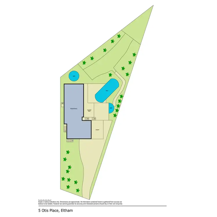 Floorplan of Homely house listing, 5 Otis Place, Eltham VIC 3095