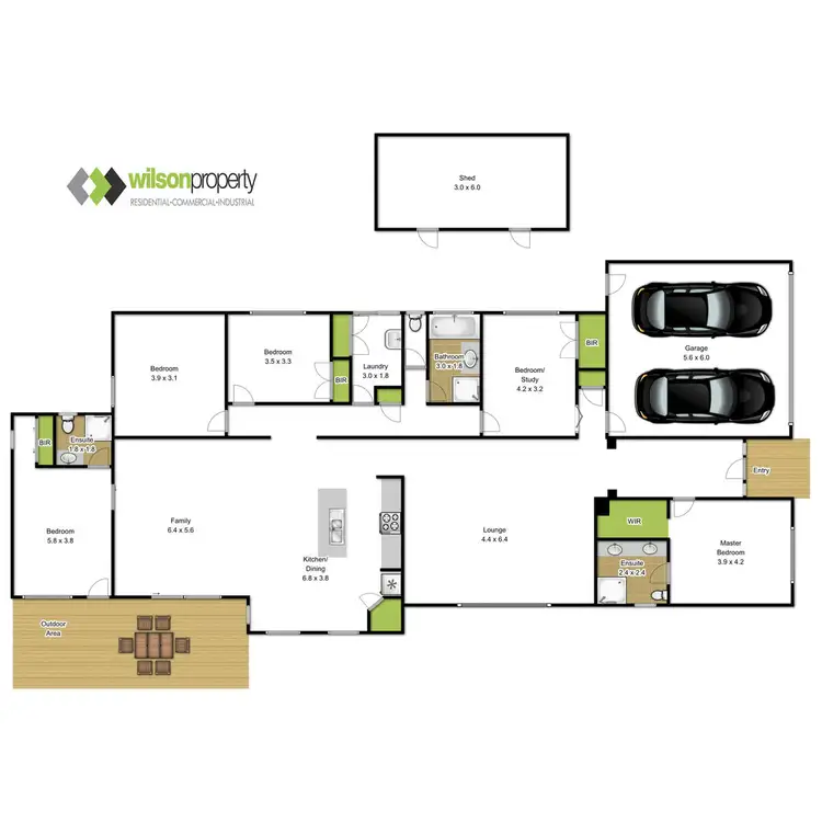 Floorplan of Homely house listing, 78 Park Lane, Traralgon VIC 3844