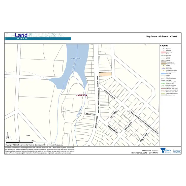 Floorplan of Homely land listing, LOT 1, 21 Bank, Jamieson VIC 3723