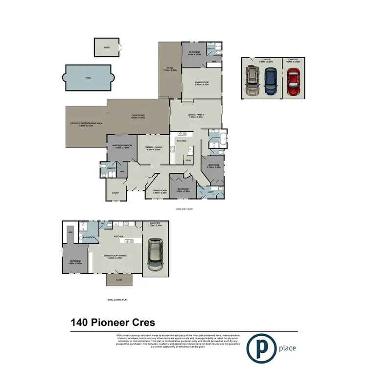 Floorplan of Homely house listing, 140 Pioneer Crescent, Bellbowrie QLD 4070