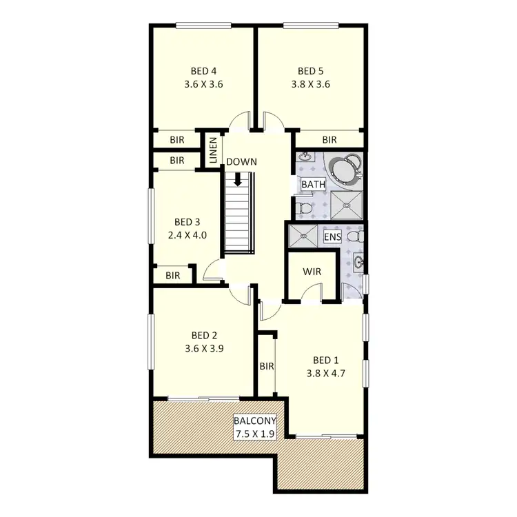 Floorplan of Homely house listing, 57 Omaha Street, Belfield NSW 2191