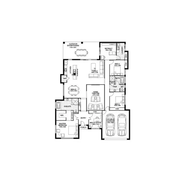 Floorplan of Homely house listing, 44 William Boulevarde, Pimpama QLD 4209