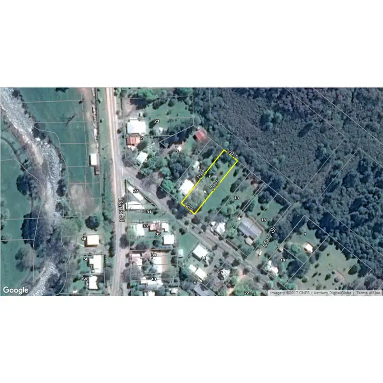 Floorplan of Homely land listing, 7 Chenery Street, Jamieson VIC 3723