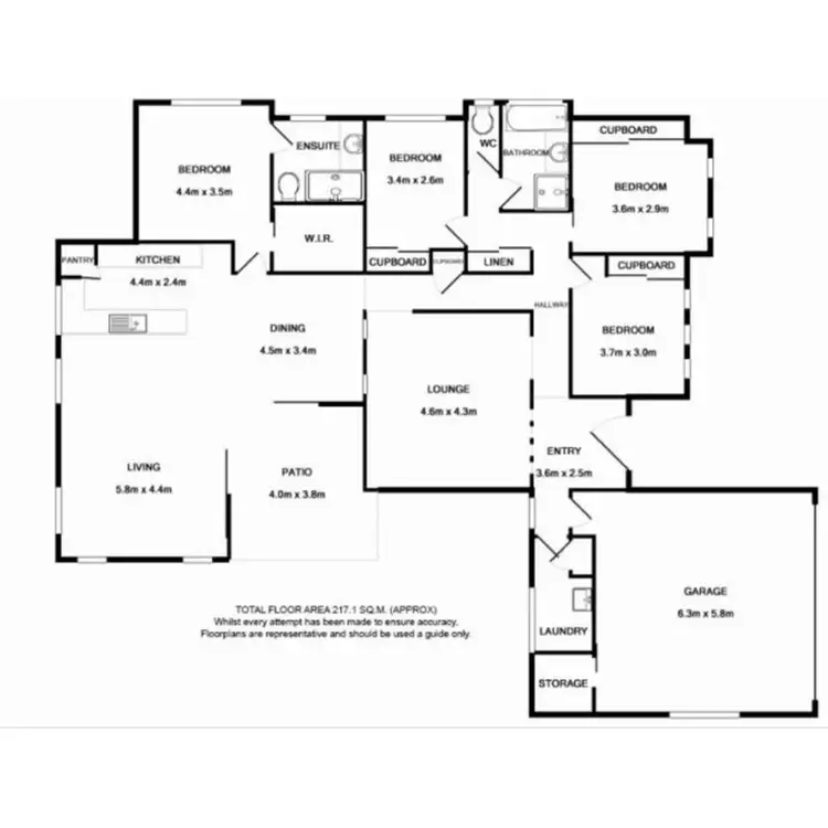 Floorplan of Homely house listing, 47 Nioka Drive, Highfields QLD 4352