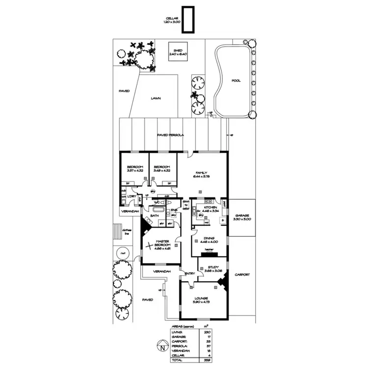 Floorplan of Homely house listing, 33 Hannay Street, Largs Bay SA 5016