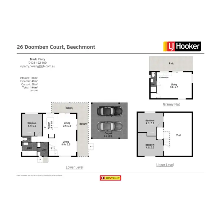 Floorplan of Homely house listing, 26-30 Doomben Court, Beechmont QLD 4211