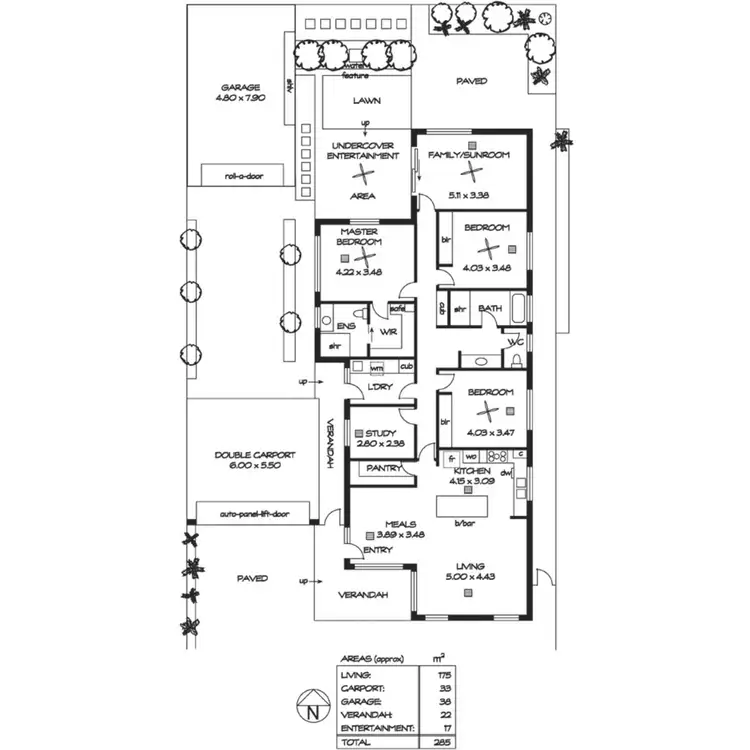 Floorplan of Homely house listing, 13 Cheapside Street, Largs North SA 5016
