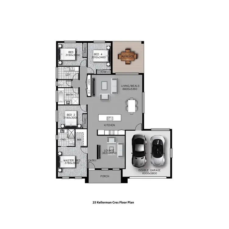 Floorplan of Homely house listing, 5 Kellerman Crescent, Boorooma NSW 2650
