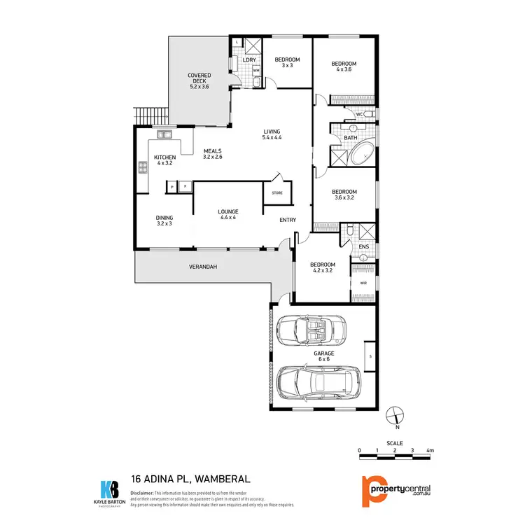 Floorplan of Homely house listing, 16 Adina Place, Wamberal NSW 2260