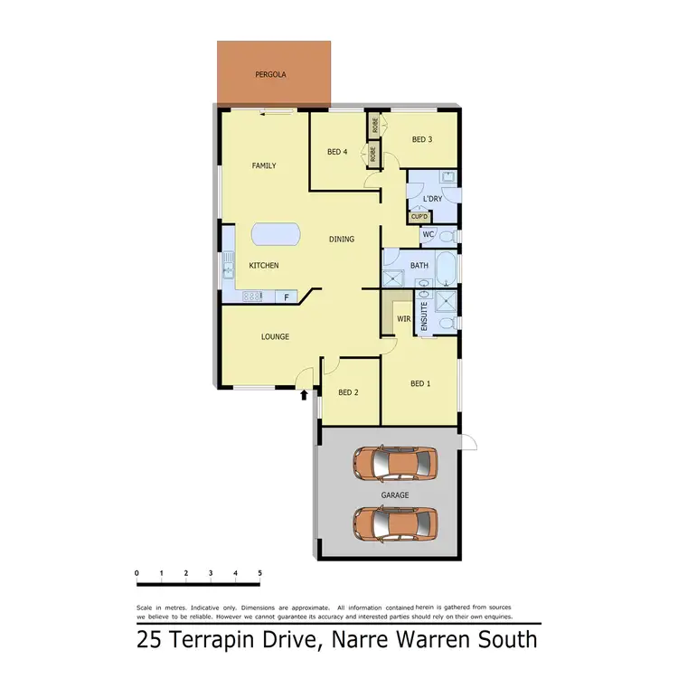 Floorplan of Homely house listing, 25 Terrapin Drive, Narre Warren South VIC 3805
