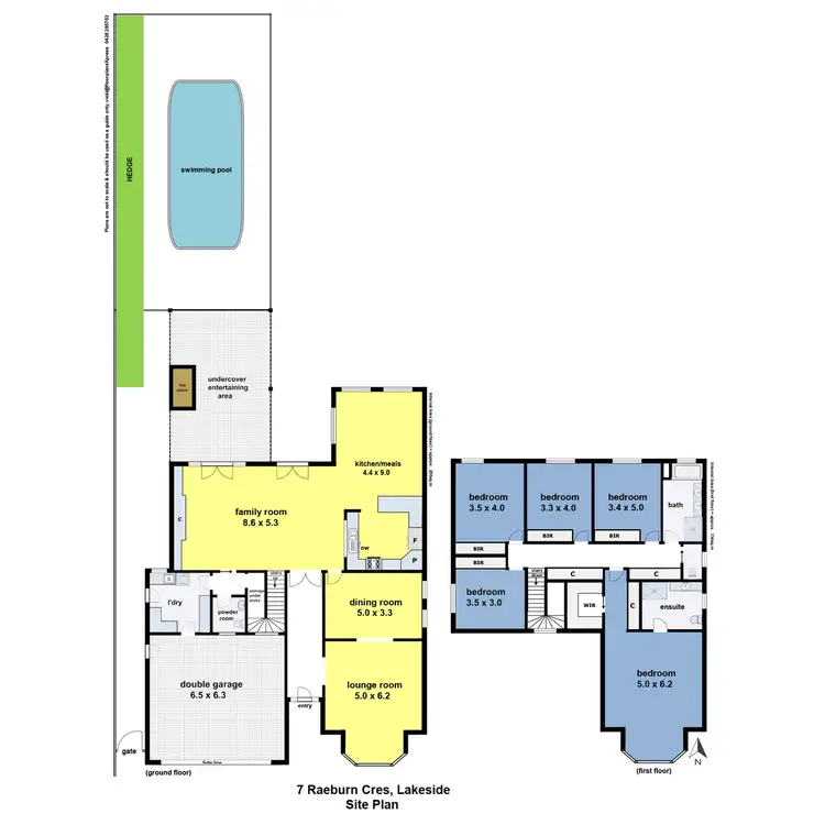 Floorplan of Homely house listing, 7 Raeburn Crescent, Lake Albert NSW 2650