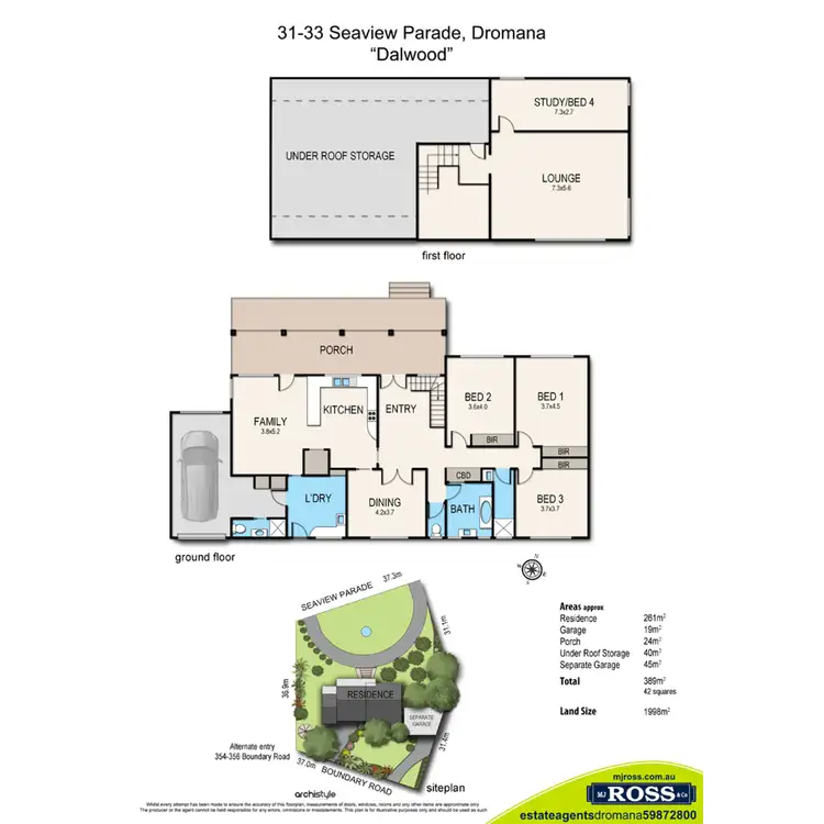 Floorplan of Homely house listing, 31-33 Seaview Parade, Dromana VIC 3936