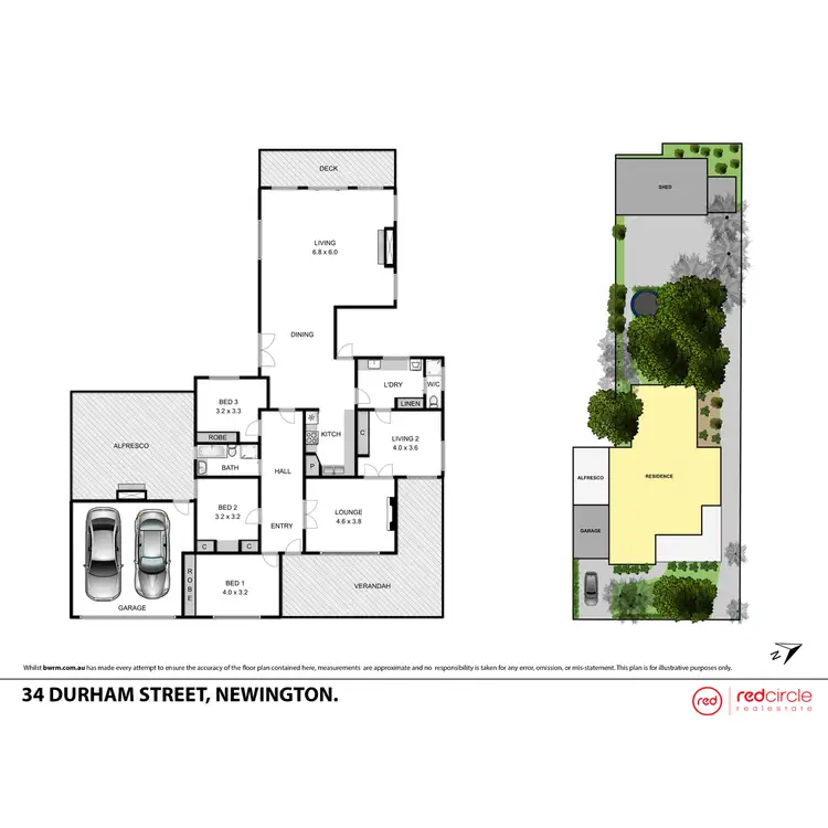 Floorplan of Homely house listing, 34 Durham Street, Newington VIC 3350