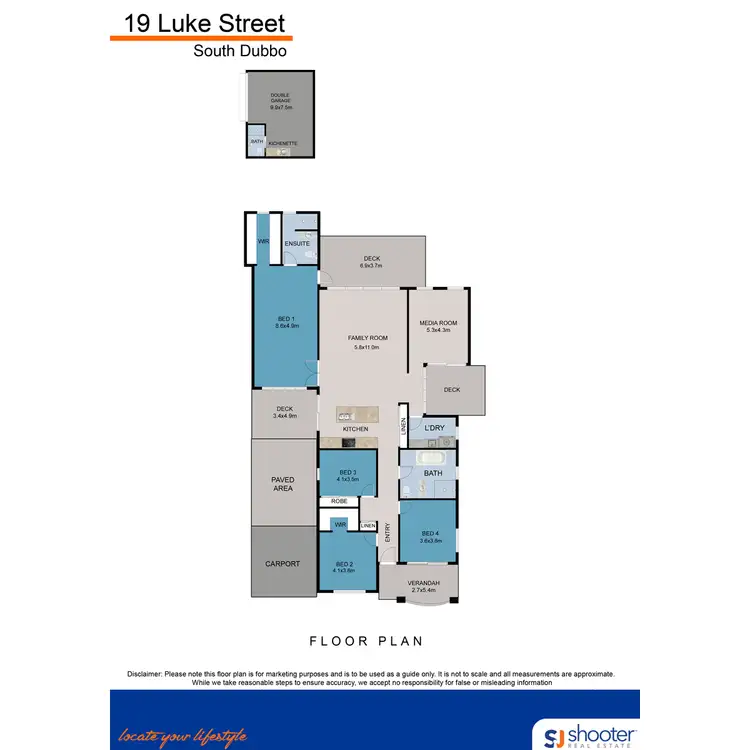 Floorplan of Homely house listing, 19 Luke Street, Dubbo NSW 2830