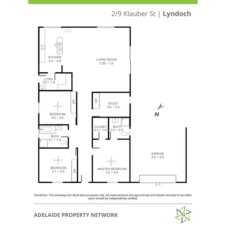 Floorplan of Homely house listing, Lot 2/9 Klauber Street, Lyndoch SA 5351