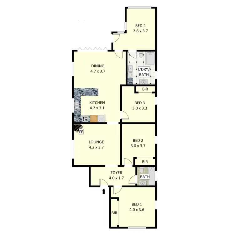 Floorplan of Homely house listing, 10 Trevenar Street, Ashbury NSW 2193
