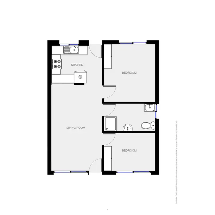 Floorplan of Homely block of units listing, 5/37 Ocean Drive, Merimbula NSW 2548