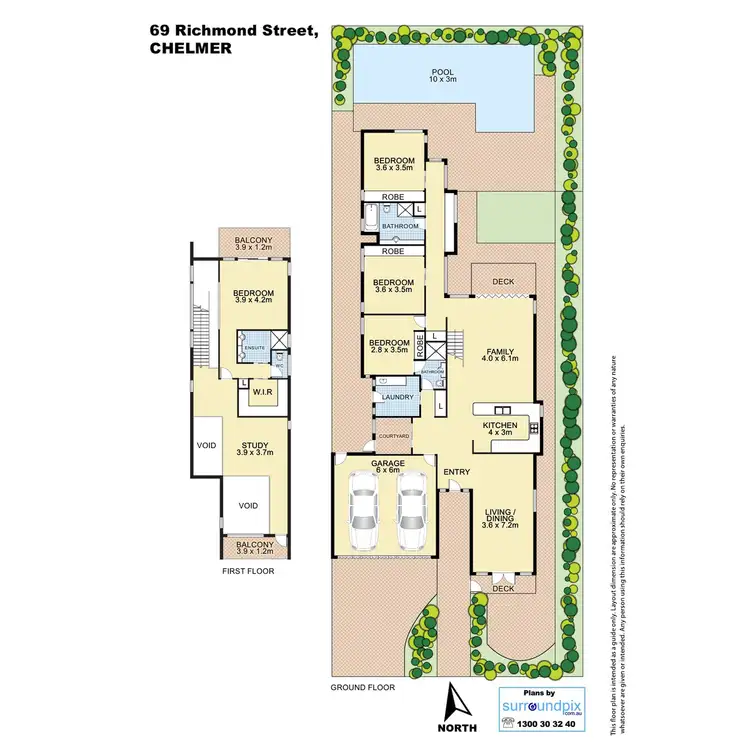 Floorplan of Homely house listing, 69 Richmond Street, Chelmer QLD 4068