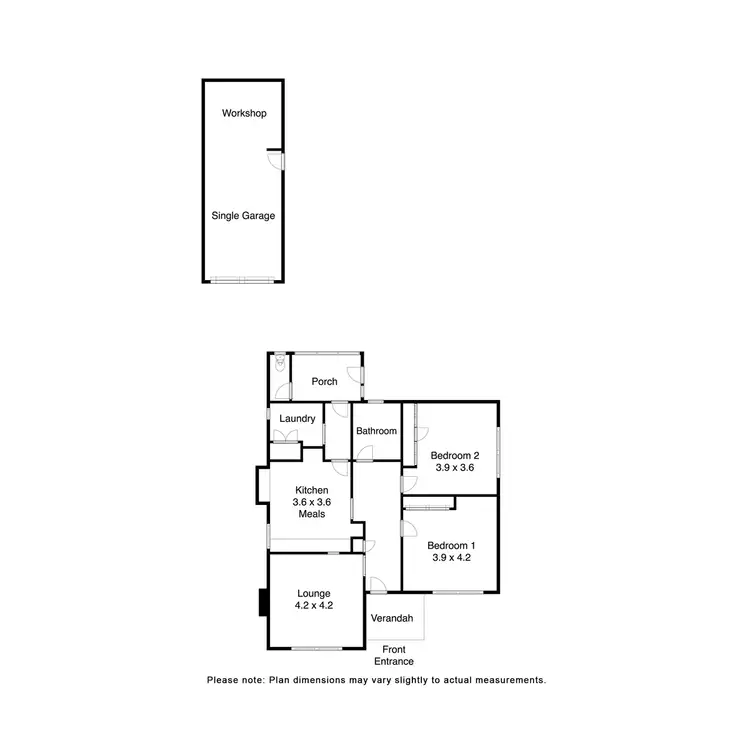 Floorplan of Homely house listing, 25 Oak Street, Wendouree VIC 3355