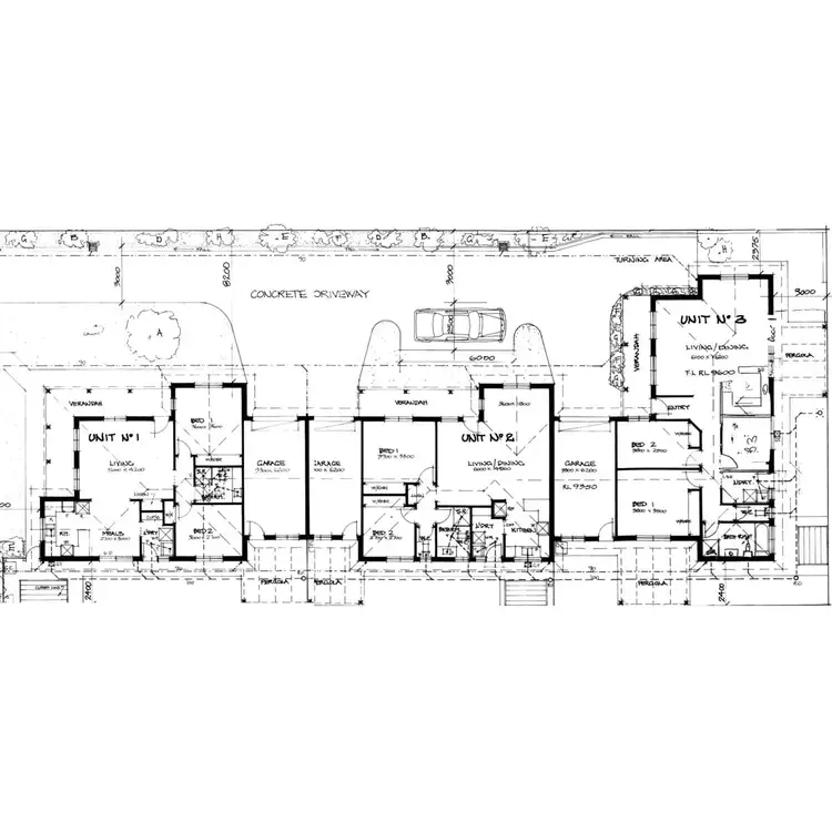 Floorplan of Homely block of units listing, 1-3/410 Lake Albert Road, Kooringal NSW 2650