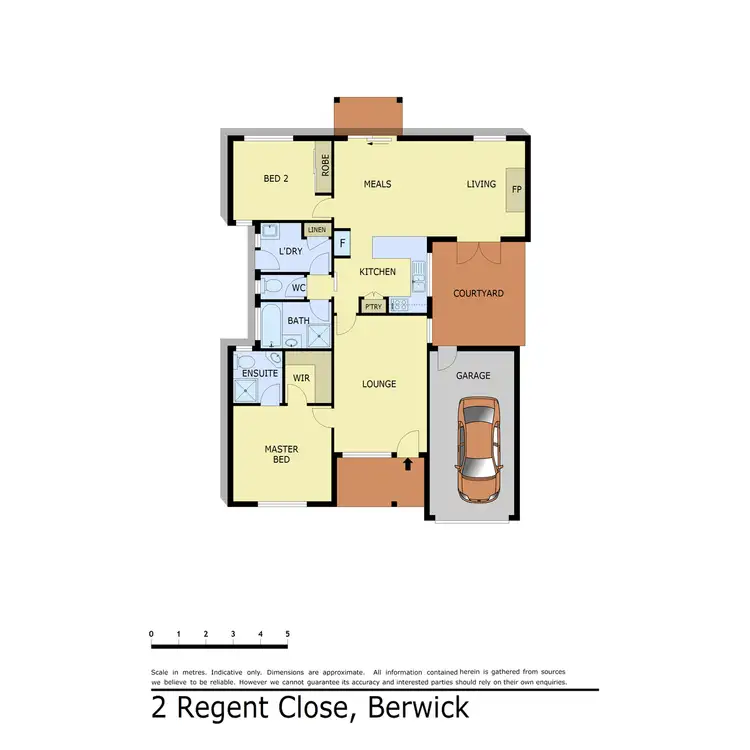 Floorplan of Homely house listing, 2 Regent Close, Berwick VIC 3806