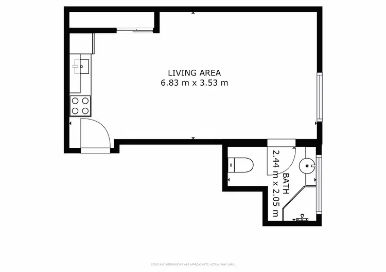 Floorplan of Homely apartment listing, 311/45 Summit Road, Mount Buller VIC 3723