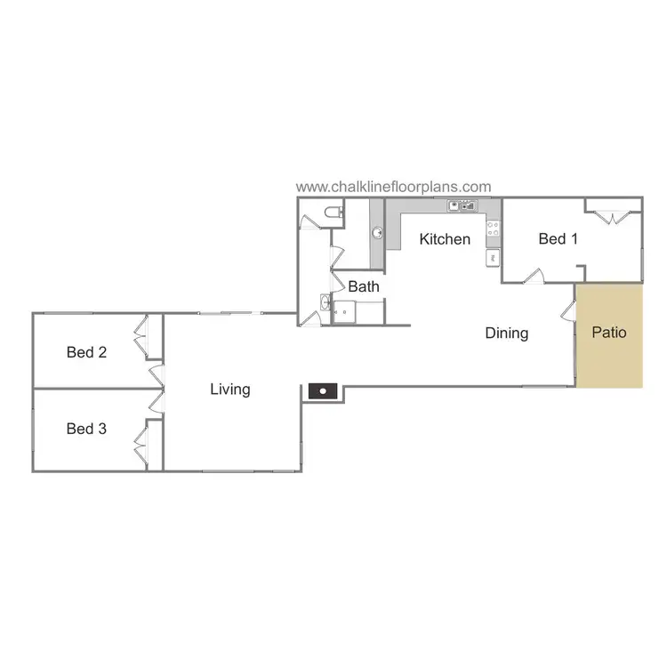 Floorplan of Homely rural property listing, 964 Old Tolmie Road, Barwite VIC 3722