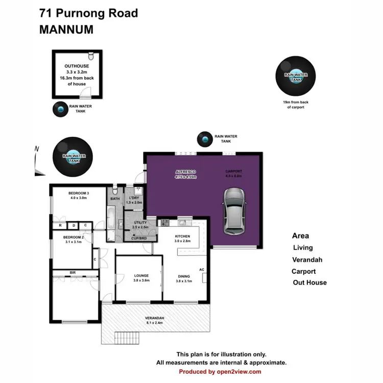 Floorplan of Homely house listing, 71 Cliff Street, Mannum SA 5238