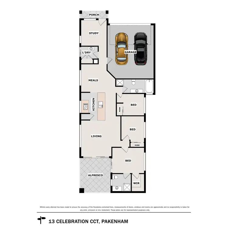 Floorplan of Homely house listing, 13 Celebration Circuit, Pakenham VIC 3810
