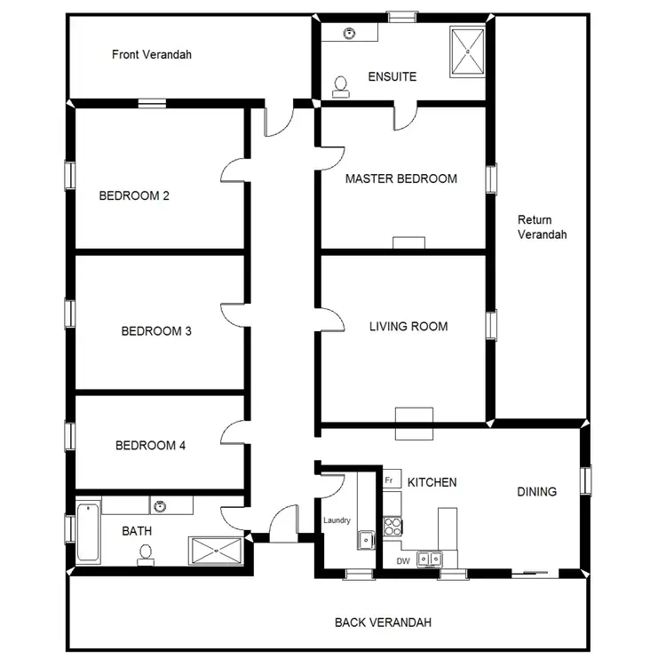 Floorplan of Homely house listing, 20 Horrocks Highway, Wilmington SA 5485