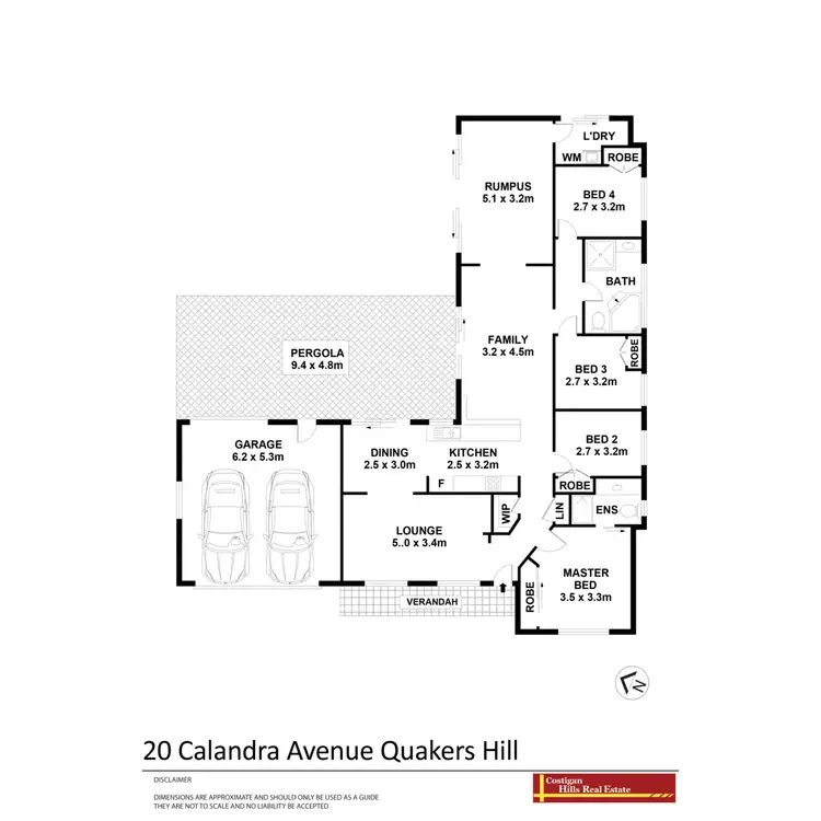 Floorplan of Homely house listing, 20 Calandra Avenue, Quakers Hill NSW 2763
