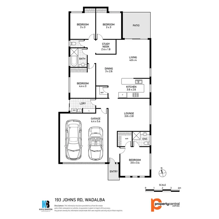 Floorplan of Homely house listing, 193 Johns Road, Wadalba NSW 2259