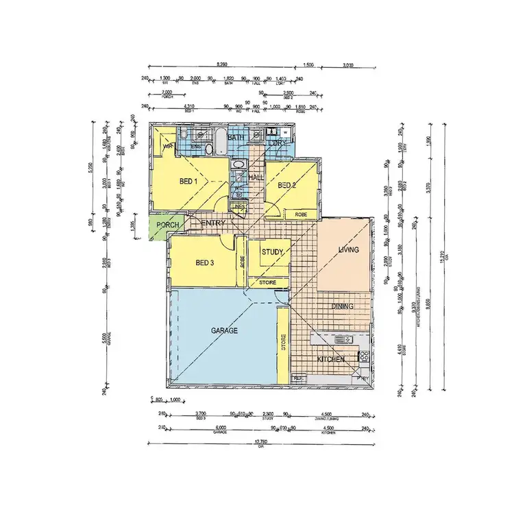 Floorplan of Homely townhouse listing, 1/14-16 Darling Street, Sale VIC 3850
