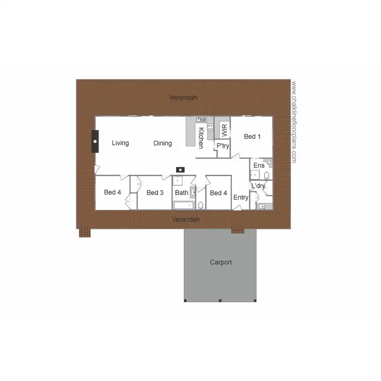 Floorplan of Homely rural property listing, 3064 Mansfield Woods Point Road, Jamieson VIC 3723
