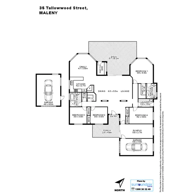 Floorplan of Homely house listing, 35 Tallowwood Street, Maleny QLD 4552