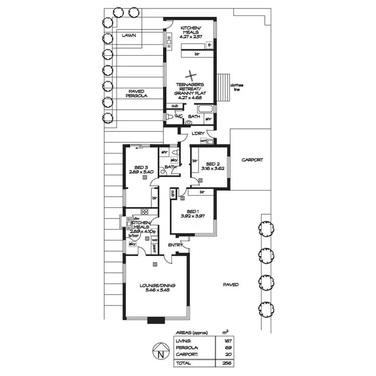 Floorplan of Homely house listing, 5 Fisher Terrace, Glenelg North SA 5045