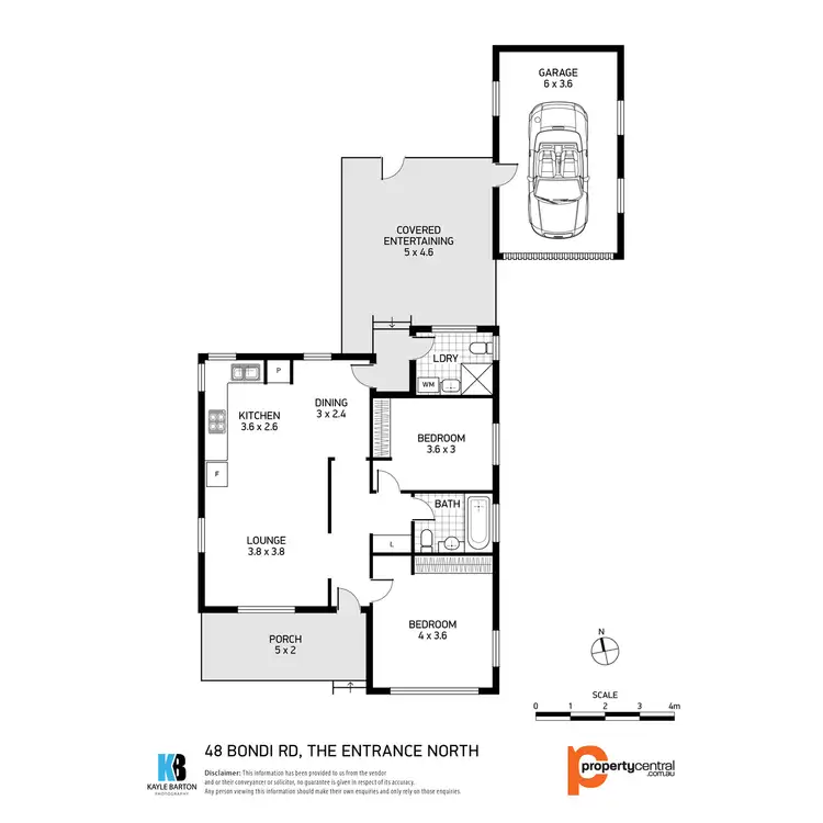 Floorplan of Homely house listing, 48 Bondi Road, The Entrance North NSW 2261