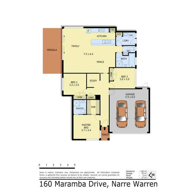 Floorplan of Homely house listing, 160 Maramba Drive, Narre Warren VIC 3805