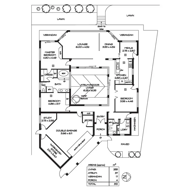 Floorplan of Homely house listing, 32 Martin Court, West Lakes SA 5021