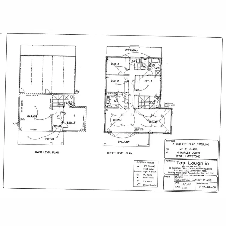 Floorplan of Homely house listing, 4 Harley Court, West Ulverstone TAS 7315
