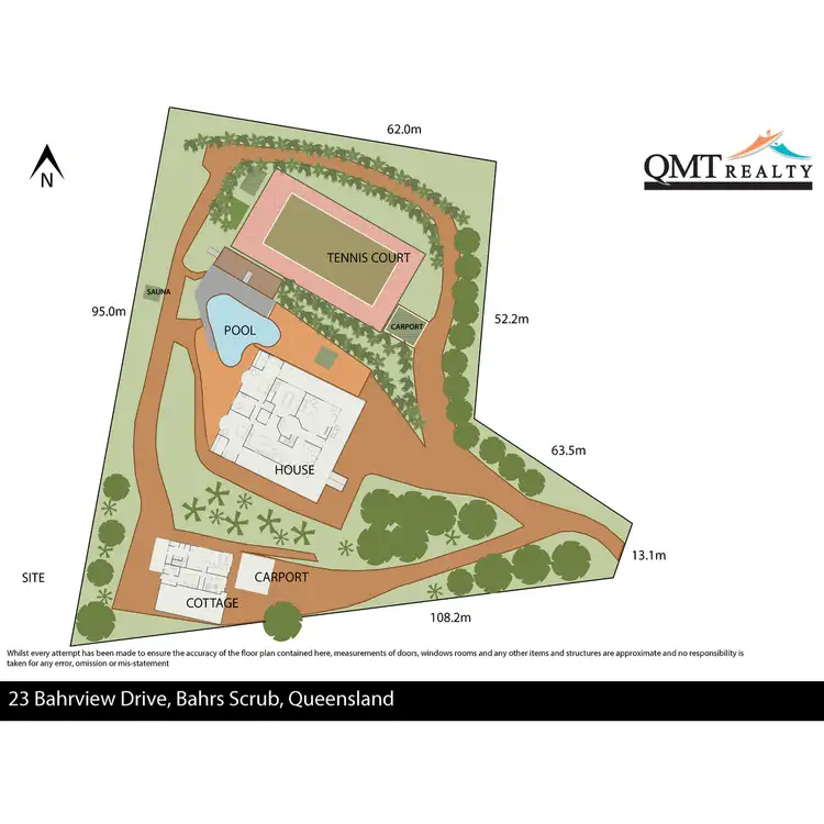 Floorplan of Homely rural property listing, 23 Bahrview Drive, Bahrs Scrub QLD 4207
