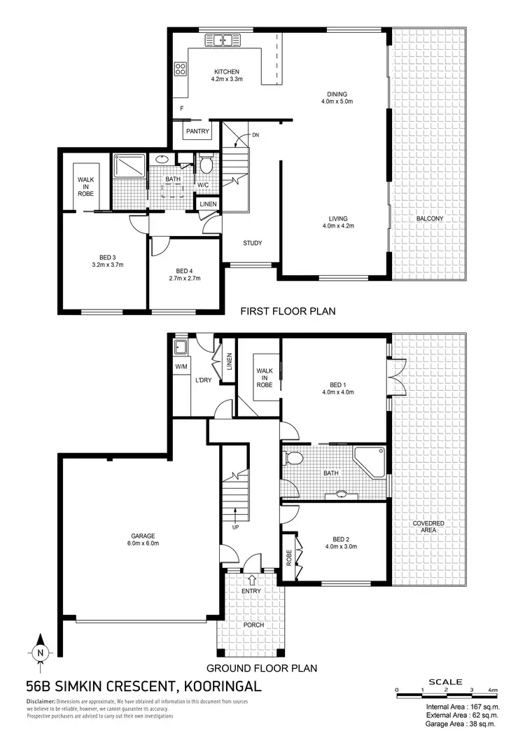 Floorplan of Homely house listing, 2/56 Simkin Crescent, Kooringal NSW 2650