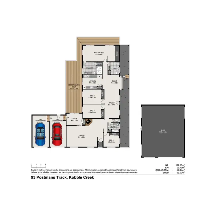 Floorplan of Homely rural property listing, 93 Postmans Track, Kobble Creek QLD 4520
