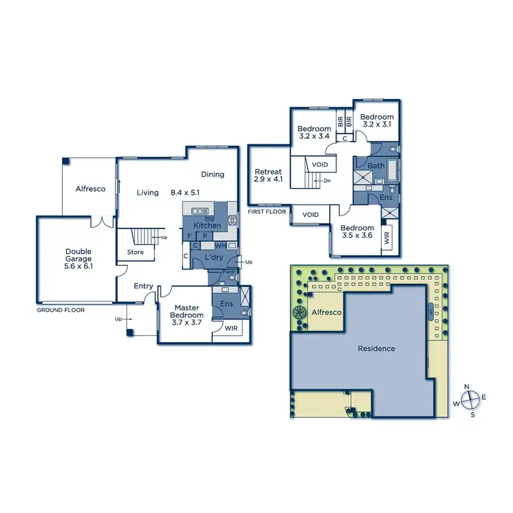 Floorplan of Homely townhouse listing, 2/71 Junction Road, Nunawading VIC 3131